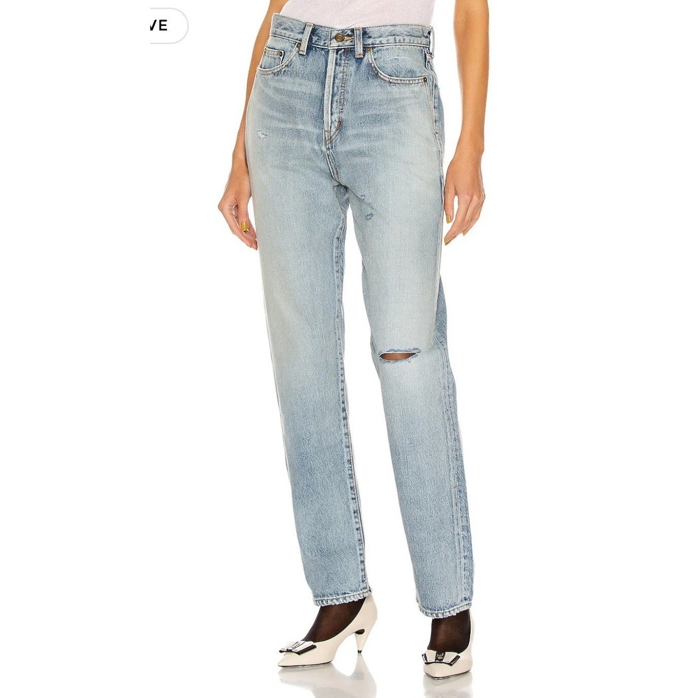 Saint Laurent Designer Slim Fit Jeans. Denim Pants. NWT Sz 24‎